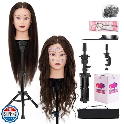 Neverland Beauty and Health 28" Mannequin Head with 80% Real Hair,Cosmetology - Image 1 of 4