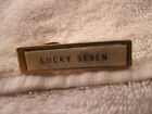 Vintage Tie Tack Clasp Clip "Lucky Seven"