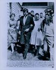 1960 Sen John F Kennedy &amp; Wife After Church Service Wire Photo