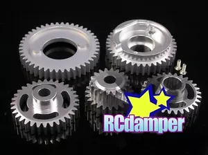 GPM ALUMINUM 7075 GEAR SET 2 SPEED CENTER BOX HPI 1/8 SAVAGE 21 25 SS 3.5 4.6 X - Picture 1 of 1