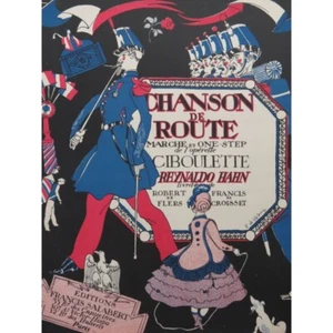 HAHN Reynaldo Chanson de Route Piano 1923 - Imagen 1 de 4