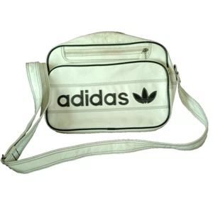 Adidas Originals Unisex Messenger Bag White Trefoil Logo Airliner Retro/Vintage - Picture 1 of 18