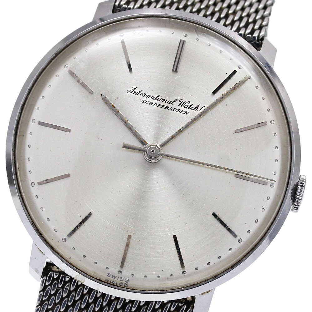 IWC Stainless Steel Band Mechanical (Manual) Wristwatches for sale 