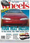 WHEELS car Magazine February 1993 Ford Falcon EA77 BMW 740iL Lexus LS400