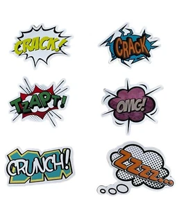 Cartoon Comic Assorted 3D Colorful PC Stickers 100 PCS NEW - Picture 1 of 18