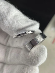 Einzigartige Titanringe, sein/ihr Ehering SET, Made in USA - Bild 1 von 5