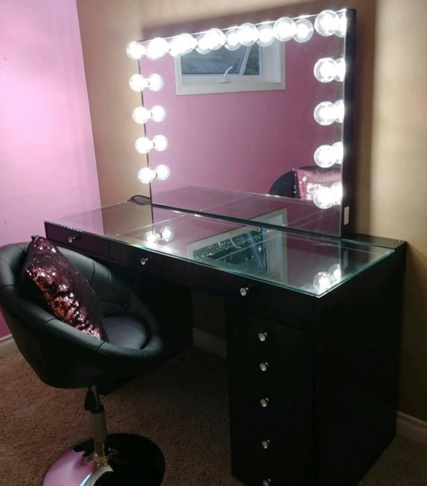 Juego de tocador impresiones negras  Foto 1 de 1