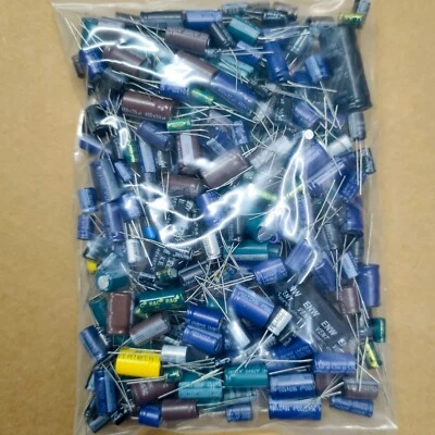 Electrolyte Capacitor Job Lot Assorted 1LB 0.5KG Electronic Components *READ* - Image 1 of 4