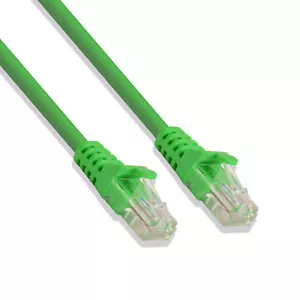 Cable Cat5e 1 ft Ethernet red LAN RJ45 cable de conexión Internet verde (paquete de 50) - Imagen 1 de 6