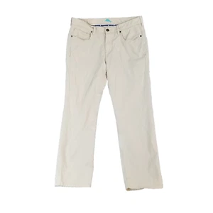 Tommy Bahama jeans men's 35x30 off-white beige lightweight stretch Flawed - Picture 1 of 14