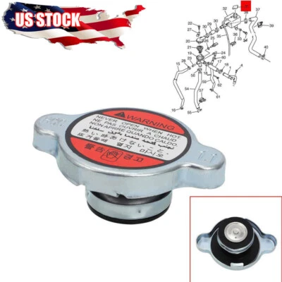 Radiator Cap For Yamaha RAPTOR 700R BANSHEE 350 YZ450F  YZ250 4FL-12462-00-00 - Image 1 of 4