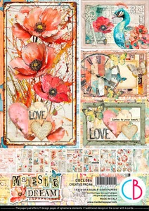 Ciao Bella Juego de Papel Majestic Dream Papel Motivo A4 Impreso a Doble Cara - Imagen 1 de 10
