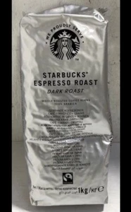 1KG STARBUCKS ESPRESSO DARK ROAST COFFEE long best before date - Picture 1 of 2