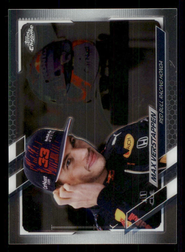2021 Topps Chrome Formula 1 #43 Max Verstappen - Image 1 of 2