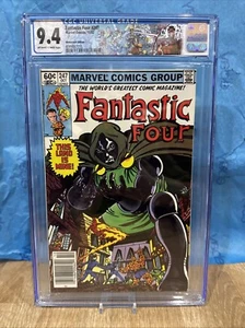 FANTASTIC FOUR 247 CGC 9.4 Newsstand Custom Label JOHN BYRNE MARVEL 1982 DR DOOM - Picture 1 of 7