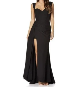 Jarlo sweetheart neckline fishtail occasion dress UK size 8 - Picture 1 of 6