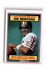 Joe Montana Football #4 1983 Topps San Francisco 49ers - Picture 1 of 2