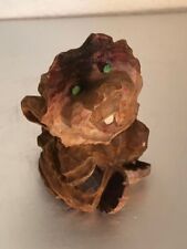 Vintage Hand Carved Wood Troll Gnome Norway 1950'S