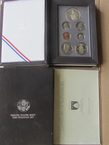 1989 S United States Mint Prestige Congressional Proof Set With COA & Box - Bild 1 von 7