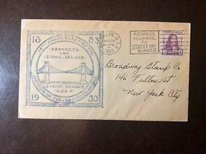 50 ANIVERSARIO DE APERTURA DEL PUENTE BROOKLYN 26 DE MARZO DE 1933 - Imagen 1 de 1