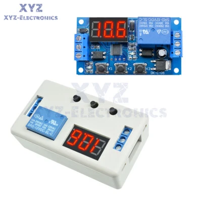 DC 12V LED Display Home Automation Delay Timer Board Control Switch Relay Module - Image 1 of 4