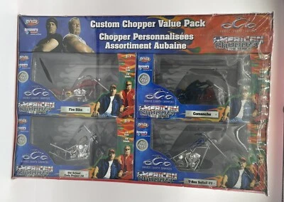 Orange County Choppers Custom Chopper Value Pack Die Cast 1:18 Joy Ride 2004 NEW - Image 1 of 2