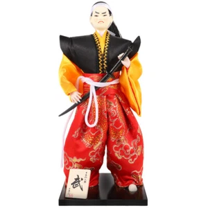 Traditional Samurai Doll Japanese Samurai Figurine Samurai Doll Statue Japanese - Picture 1 of 12