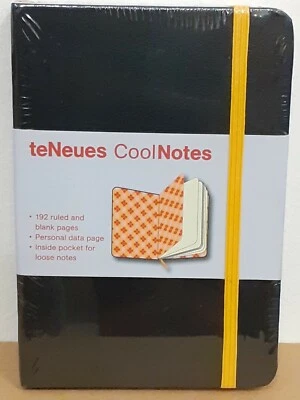 COOL NOTES - TACCUINO A RIGHE E PAGINE BIANCHE - NERO/GIALLO - TENEUES - Immagine 1 di 4
