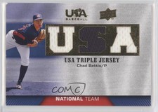 2009 Upper Deck USA Baseball Box Set Triple Jersey National Team Chad Bettis