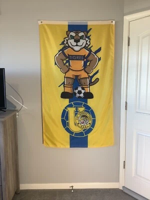 Tigres UANL México Fútbol Fútbol Nueva Bandera 3x5' Bandera Liga MX Nuevo León Foto 1 de 4