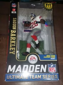 McFarlane NFL EA Sports Madden 19 Series 2 Saquon Barkley New York Giants Rookie - Picture 1 of 4