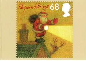 Raymond Briggs Father Christmas Autographed 2004 6x4 Promo 68p Stamp Card Signed - Picture 1 of 1