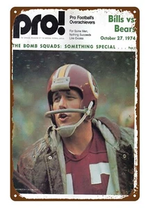 home wall art 1974 Football  vs  metal tin sign - Picture 1 of 1