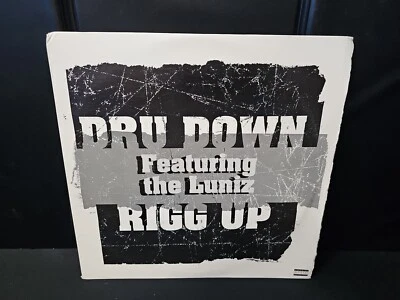 DRU DOWN Ft THE LUNIZ - RIGG UP / ICECREAM MAN -  12" VINYL RECORD(1995)   - Image 1 of 4