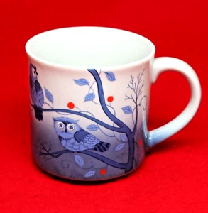 Vintage OWL Coffee Mug Cup Wraparound Image Classic 8 oz Glaze Finish 1970s MOD - Picture 1 of 7