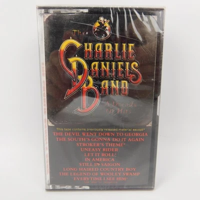THE CHARLIE DANIELS BAND - A DECADE OF HITS - CASSETTE Tape 1983 Factory Sealed - Image 1 of 4