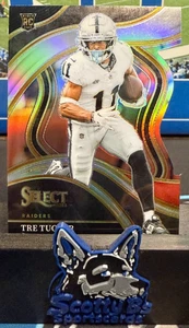 2023 Panini Select - Club Level Tre Tucker #214 Silver Prizm Die-Cut (RC)  - Picture 1 of 2