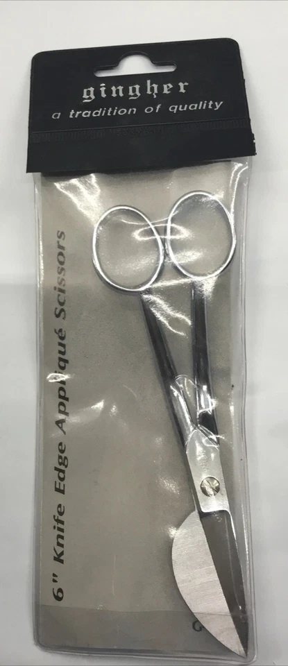 Gingher Knife Edge Applique Scissors 6” G-6R  - Image 1 of 4