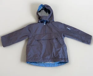 Mini Boden Size 2-3Y 96 Boys Gray Winter Hooded Pullover Lined Jacket Coat EUC - Picture 1 of 10