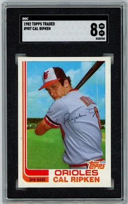 1982 Topps Traded CAL RIPKEN #98T ORIOLES RC Rookie HOF SGC 8 NM-MT N816 - Image 1 of 3