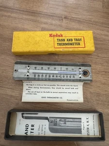 Kodak Tank and Tray Thermometer Original box and paperwork - Picture 1 of 3