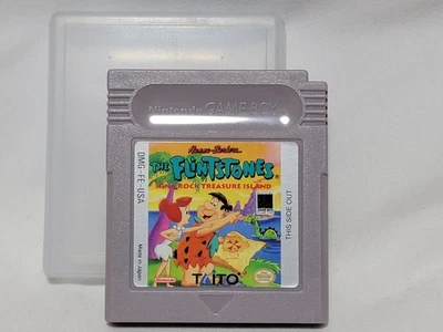 The Flintstones - King Rock Treasure Island Nintendo GameBoy AUTHENTIC Game US - Image 1 of 4