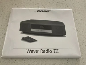 Bose wave III DIGITAL RADIO OFFICIAL MANUAL BOOK,FREEPOST, AM ,FM DIGITAL,AS NEW - Picture 1 of 4
