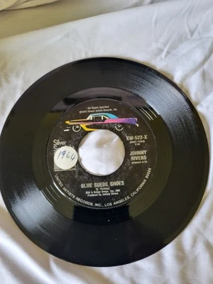 45 RPM Johnny Rivers – Blue Suede Shoes / Rockin' Pneumonia Boogie Woogie Blues - Image 1 of 2