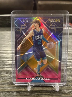 2021-22 Panini Recon Lamelo Ball Orange FOTL Holo /18 - Image 1 of 2