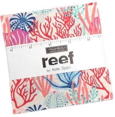Reef Moda Charm Pack 42 100% Cotton 5-inch Precut Fabric Squares - Image 1 of 4