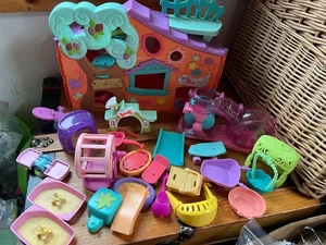Large Lot of Littlest Pet Shop Orange Clubhouse w Many Accessories - includes al - Picture 1 of 23