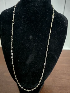 925 Genuine Solid Sterling Silver Necklace 3mm Love Heart Link Chain Stamped - Picture 1 of 7