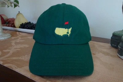 NUEVO CON ETIQUETAS Escaso Club de Golf AUGUSTA NATIONAL SOLO MIEMBROS SOMBRERO Aguja Americana Sin Guión Foto 1 de 2