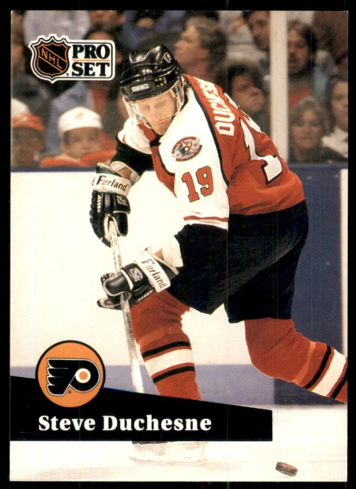 1991-92 Pro Set Steve Duchesne Philadelphia Flyers #448 - Image 1 of 2